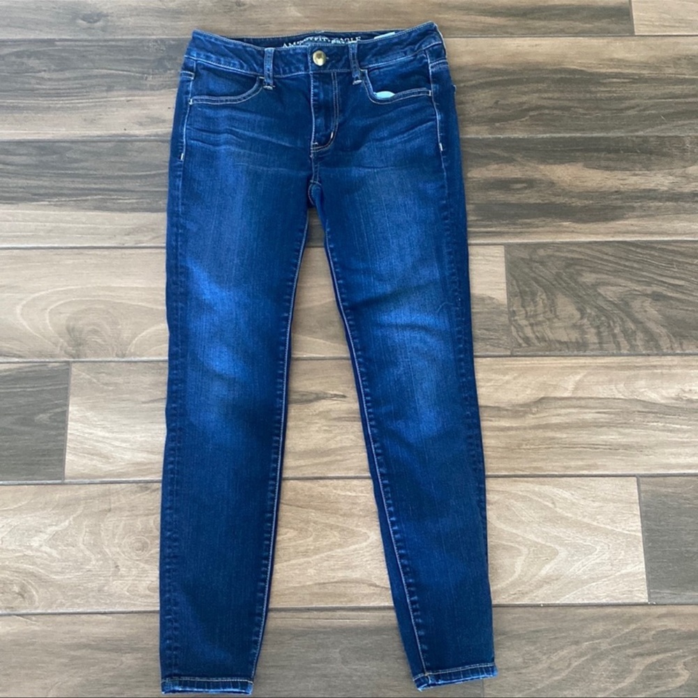 American Eagle denim skinny jegging jeans 4 short